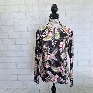 Hurley tropical knit top